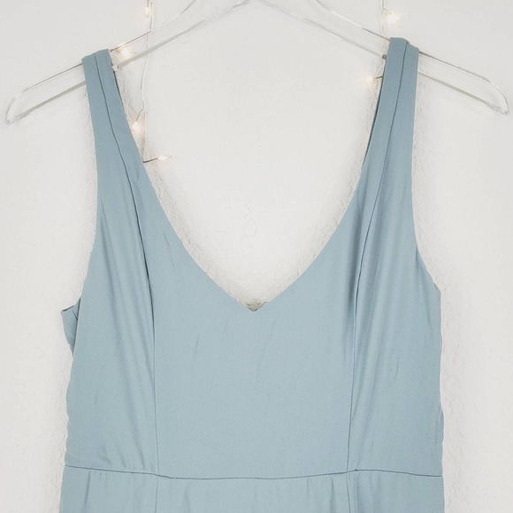 Show Me Your Mumu Jen Maxi Dress Silver Sage Crisp - Picture 4 of 15